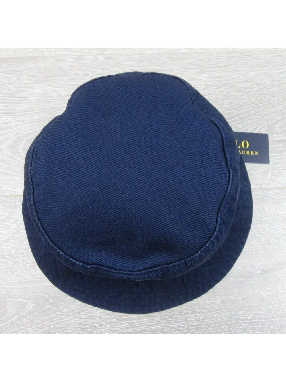 Polo Ralph Lauren Embroidered Bear Bucket Hat Adult Size S/M Navy Blue NEW - Picture 5 of 12